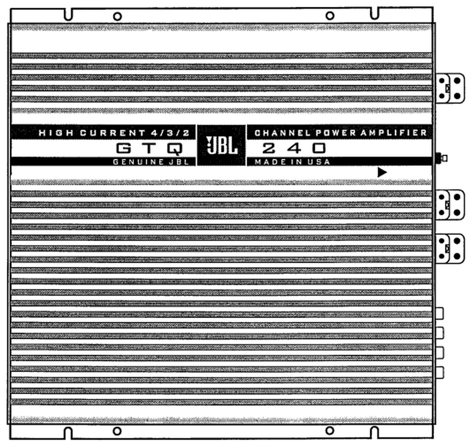 GRAND TOURING GTQ 200 - Black - 4/3/2 - Channel Amplifier - Hero